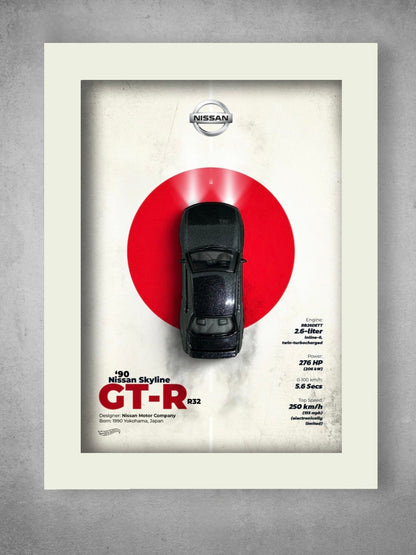 Fast and Furious Edition - Nissan Skyline R32 - Wall Art (Design #2)