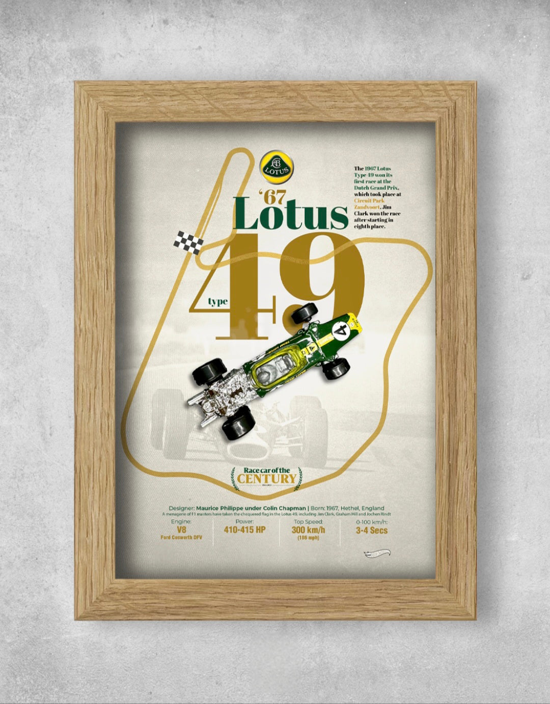 Lotus Type 49 - Wall Art
