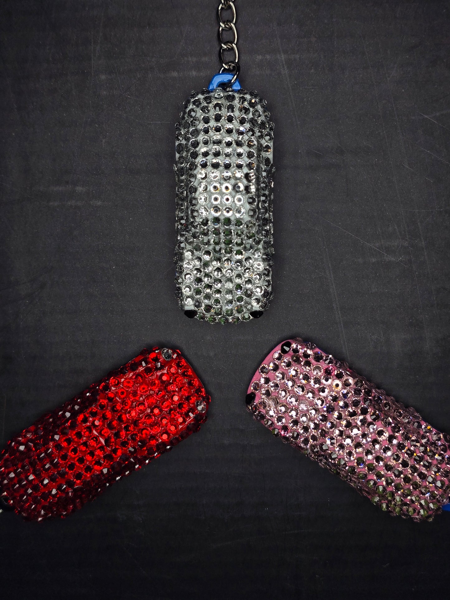 Swarovski Crystal Porsche Keychain